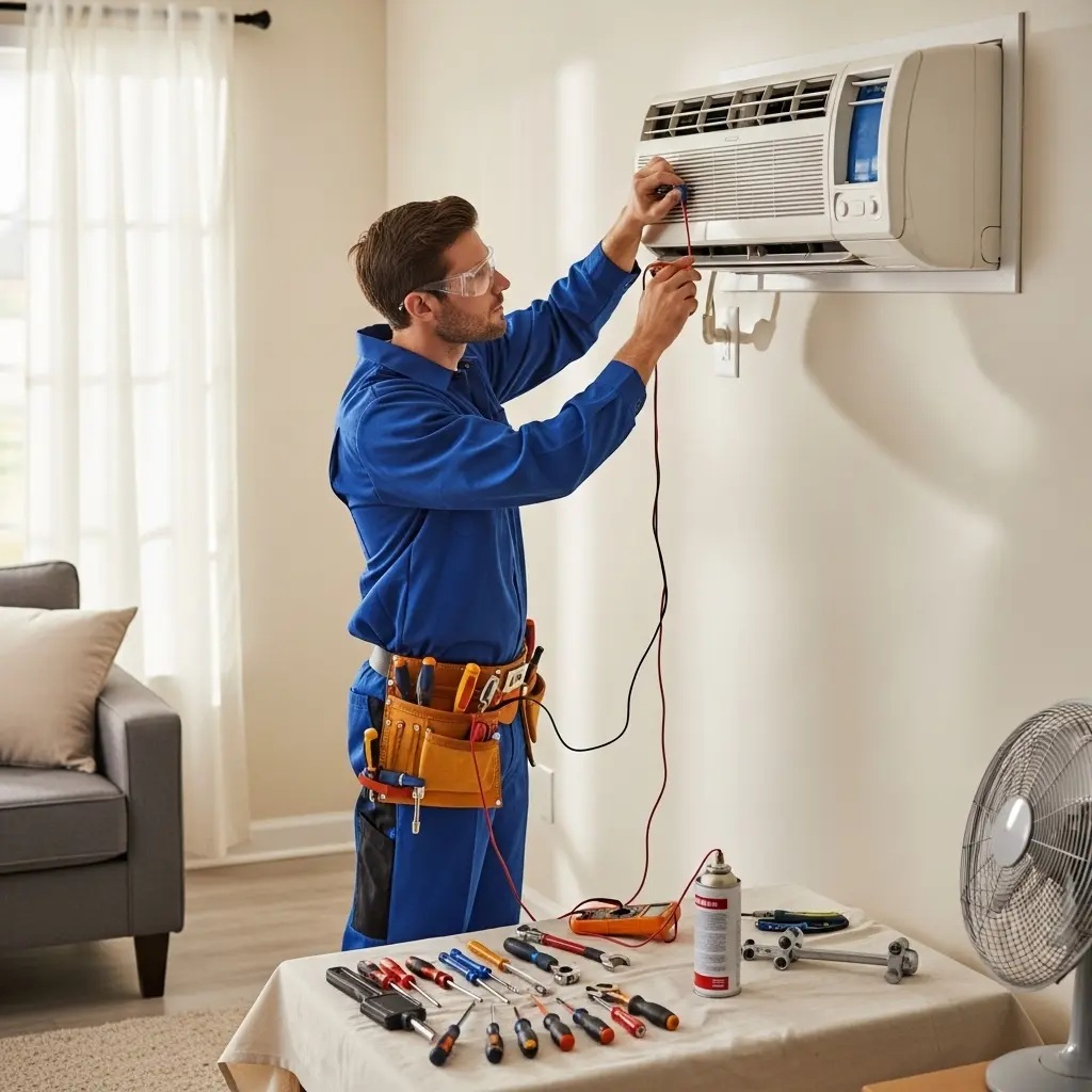 Esenyurt Hotpoint Hotpoint klima gaz dolumu ve bakım – Enerji verimliliği artırıldı. - Teknik servis örneği